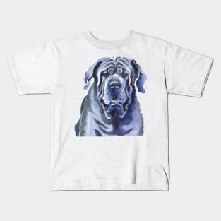 Neapolitan Mastiff Watercolor - Dog Lovers Kids T-Shirt